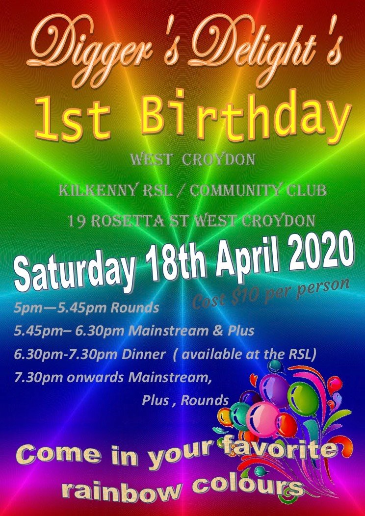 1st birthday flyer