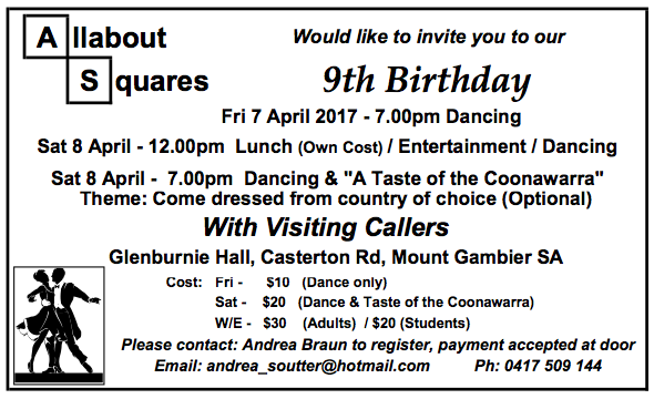 2016  mt gambier 9th Birthday Ad 07.04.17