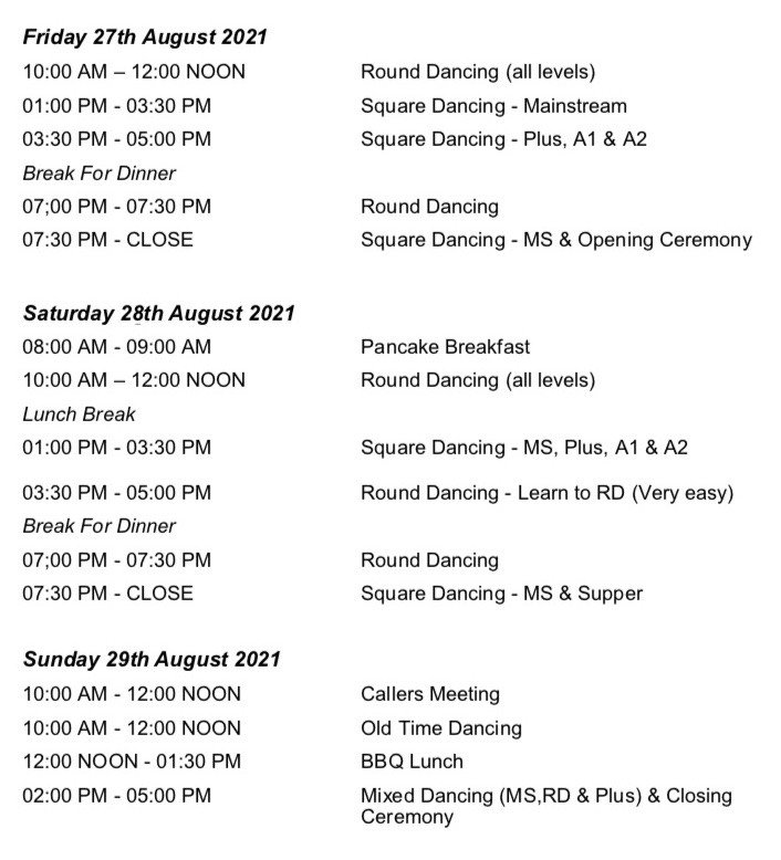 Proposed Conv Program 2021